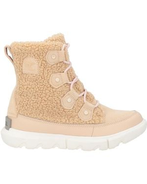 Sorel Ankle Boots Leather, Textile Fibers - Natural