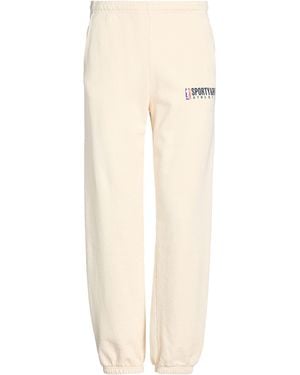 Sporty & Rich Trousers Cotton - Natural