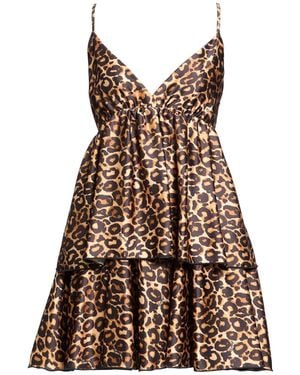 Aniye By Mini Dress Polyester, Elastane - Brown