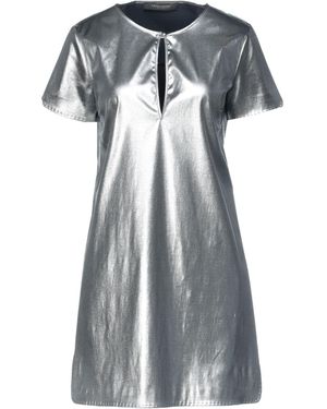 Messagerie Mini-Kleid - Grau