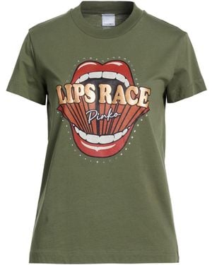 Pinko T-Shirt Cotton, Glass - Green