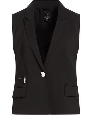 ARMANI EXCHANGE Tailored Vests - Black