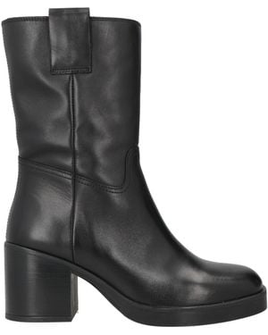 Unisa Ankle Boots Leather - Black