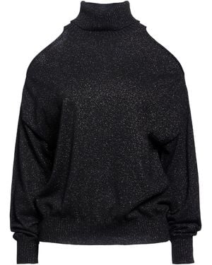 iBlues Turtleneck Polyamide, Wool, Viscose, Metal Fiber, Cashmere - Blue