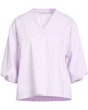 Shirtaporter Lilac Top Cotton, Polyester, Elastane - Purple