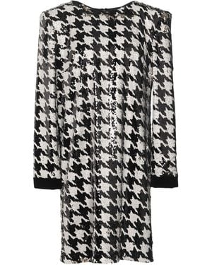 Clips Short Dress - Black