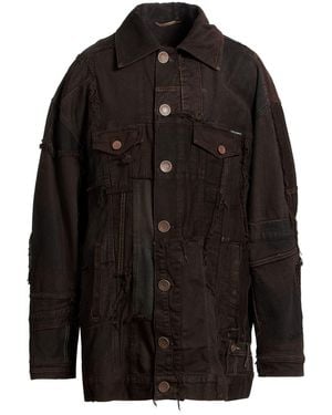 Dolce & Gabbana Dark Denim Outerwear Cotton, Elastane - Black