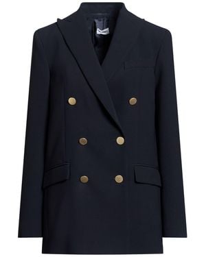RUE DU BAC Midnight Blazer Polyester, Elastane - Blue