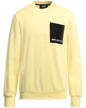 KARL LAGERFELD Sweatshirt Organic Cotton - Yellow