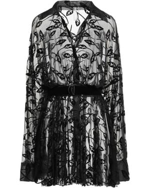 Norma Kamali Mini Dress Polyester, Nylon, Elastane - Black