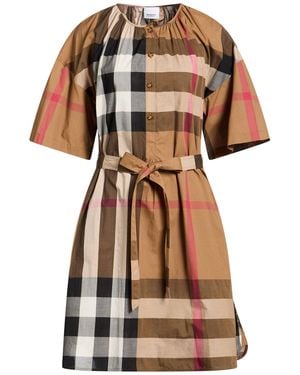 Burberry Midi-Kleid - Mehrfarbig