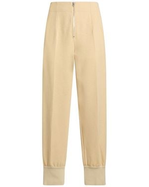 Jil Sander Pants Polyester, Cotton, Elastane - Natural