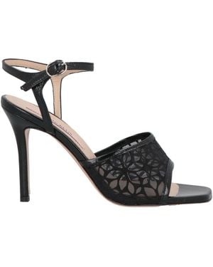 Marc Ellis Sandals Leather, Textile Fibres - Black