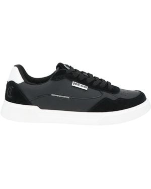 Just Cavalli Sneakers Leather - Black