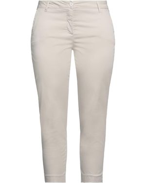 White Wise Pants Cotton, Elastane - White
