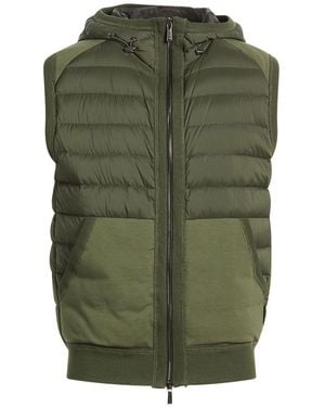 Moorer Military Vest Polyamide, Polyurethane - Green