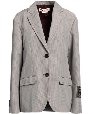 Marni Blazer Wool, Polyester - Gray
