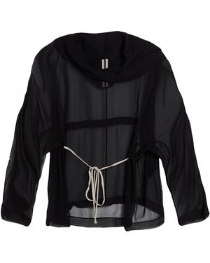 Rick Owens Shirt Silk - Black