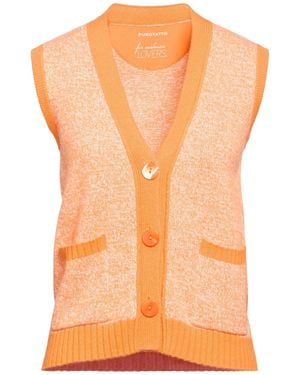 Purotatto Strickjacke - Orange