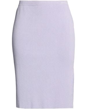 Clips Tricot Midi Skirt Viscose, Polyamide, Cashmere, Merino Wool - Purple