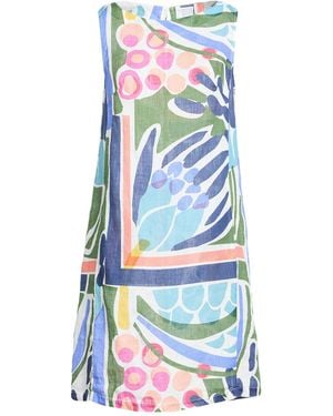 120% Lino Mini Dress Linen - White