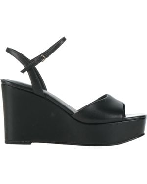 Guess Sandals Leather - Black