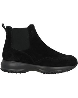 Hogan Ankle Boots Leather - Black