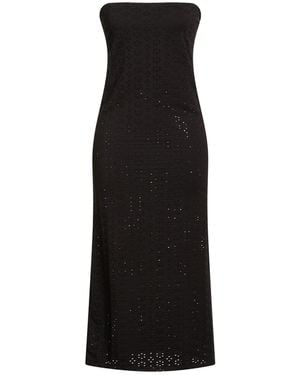 Fisico Midi Dress Polyamide, Elastane - Black