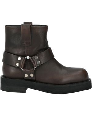 3Juin Dark Ankle Boots Leather - Black