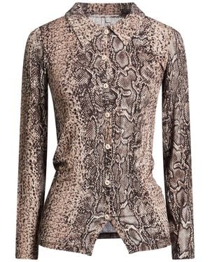 Baserange Shirt Circulose Viscose, Elastane - Brown