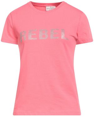 Rebel Queen T-Shirt Cotton, Elastane - Pink