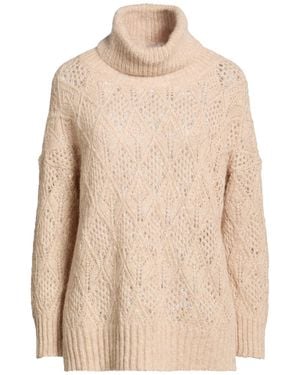 D.exterior Rollkragenpullover - Natur