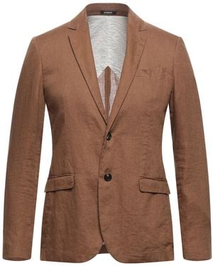 Officina 36 Blazer Linen - Brown