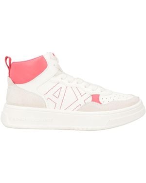 ARMANI EXCHANGE Trainers Polyester, Polyurethane, Cow Leather - Pink