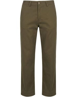 WOC WRITING ON COVER Military Pants Cotton, Elastane - Green