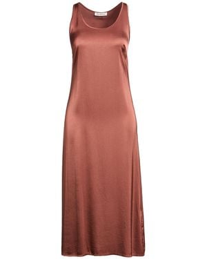 Manila Grace Midi Dress Viscose, Elastane - Purple