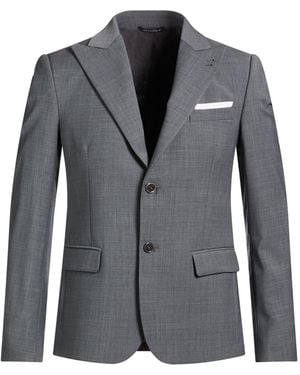 Daniele Alessandrini Blazer Polyester, Wool, Elastane - Grey