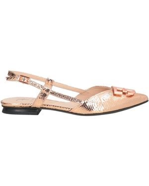 Fabi Ballet Flats Leather - Natural