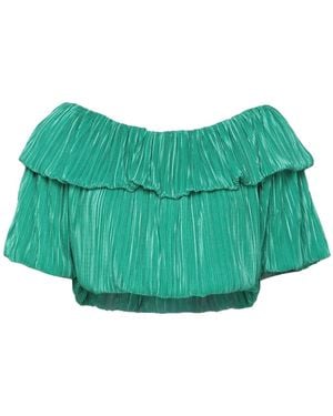 VANESSA SCOTT Top Polyester, Elastane - Green