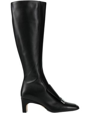 Sergio Rossi Boot Leather - Black