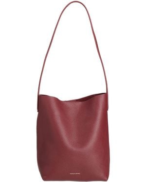 Mansur Gavriel Small Everyday -- Burgundy Shoulder Bag Leather - Red