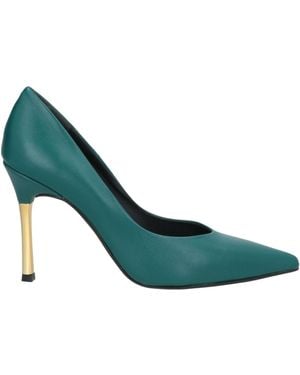 Andrea Pinto Deep Court Shoes Leather - Green