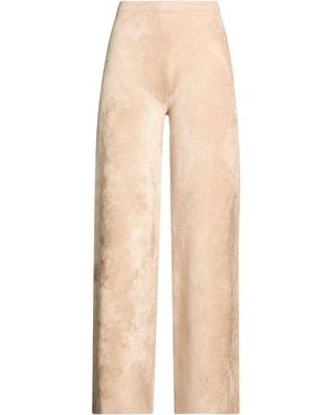 D.exterior Pants Polyamide, Viscose, Wool, Polyester, Elastane - Natural
