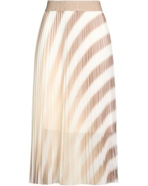 Peserico Sand Midi Skirt Polyester - Natural
