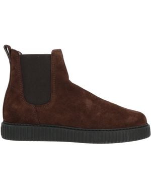 Hogan Ankle Boots Leather - Brown