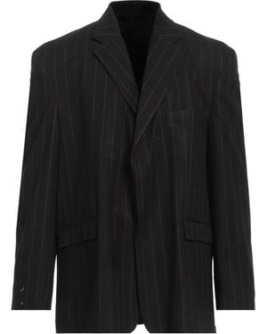 FAMILY FIRST Blazer Polyester, Viscose, Wool, Elastane - Black