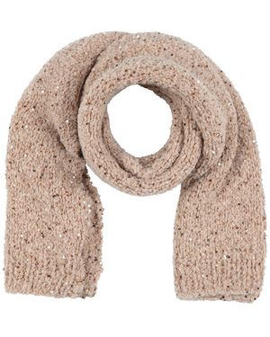 Gentry Portofino Sand Scarf Virgin Wool, Cotton, Alpaca Wool - Natural