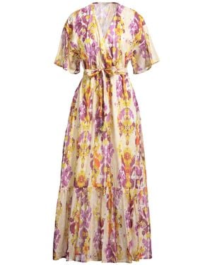 Rebel Queen Maxi Dress Cotton - White