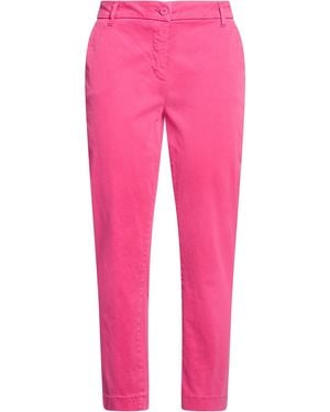 White Wise Trouser - Pink