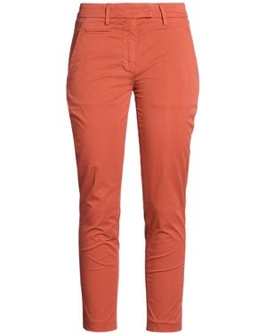 Dondup Pants Cotton, Elastane - Red